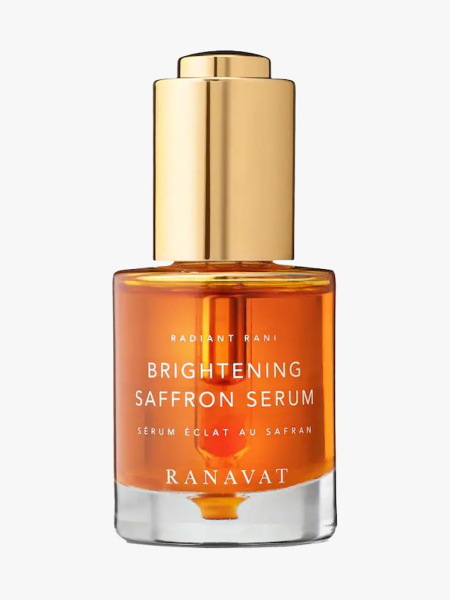 Ranavat Brightening Saffron Serum in branded component on a light gray background